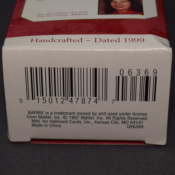 Hallmark Christmas Ornament Russian Barbie Dolls of the World QX6369 1999 - Picture 10 of 11